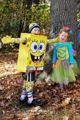 Homemade Spongebob Halloween Costume Idea