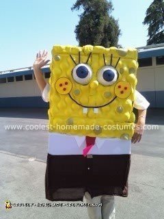 Homemade Spongebob Square Pants Costume