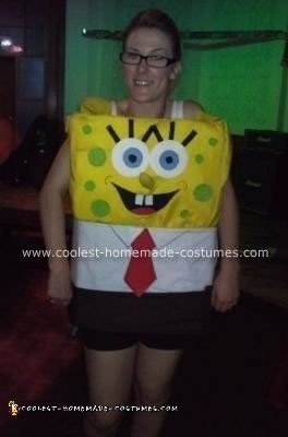 Homemade Spongebob Squarepants Costume