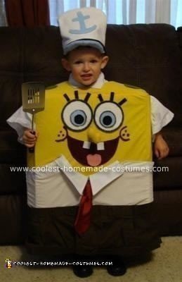 Homemade Spongebob Squarepants Halloween Costume