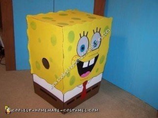 Homemade SpongeBob SquarePants Halloween Costume