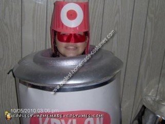 Homemade Spray Paint Can Costume