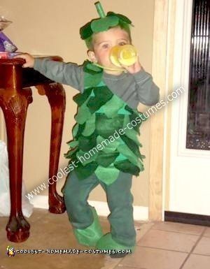 Coolest Homemade Sprout Jolly Green Giant Costume