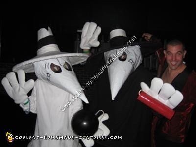 Homemade Spy vs. Spy Couple Halloween Costume