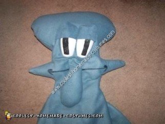 Homemade Squidward Halloween Costume