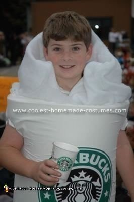 Homemade Starbucks Coffee Cup Costume