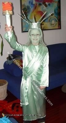 Homemade Statue of Liberty Costume