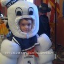 Homemade Stay Puft Marshmallow Man Costume