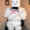 Homemade Stay Puft Marshmallow Man Costume