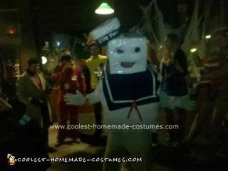 Homemade Stay Puft Marshmallow Man Costume