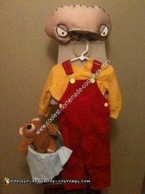 Homemade Stewie Griffin Halloween Costume Idea