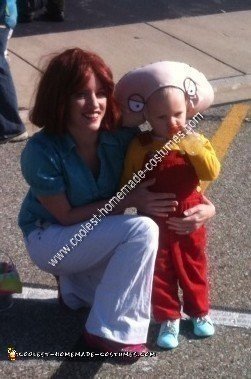 Homemade Stewie Griffin Halloween Costume Idea