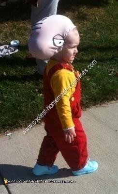 Homemade Stewie Griffin Halloween Costume Idea