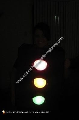 Homemade Stop Light Adult Costume