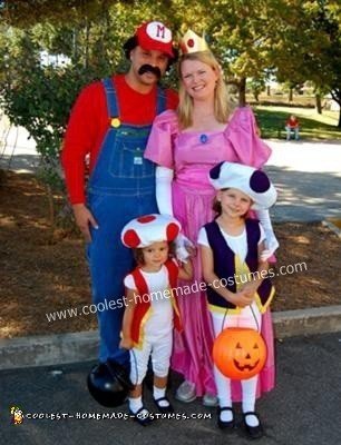 Homemade Super Mario Group Halloween Costume