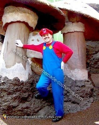 Homemade Super Mario Halloween Costume