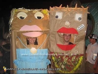 Homemade Surfer Fandango Puppets Costume