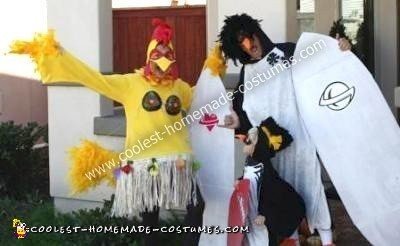 Homemade Surf's Up Family Costume