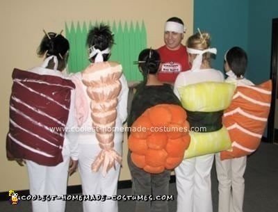 Homemade Sushi Group Costume