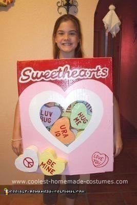 Homemade Sweethearts Candy Costume