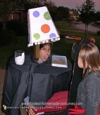 Homemade Table and Lampshade Halloween Costume Idea