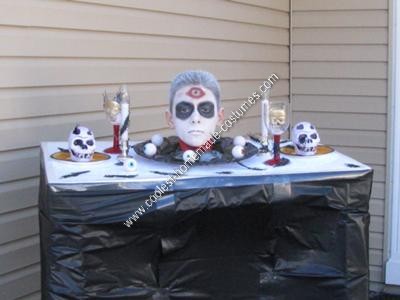 Homemade Table of Death Halloween Costume Idea