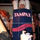 Homemade Tampon Man Costume