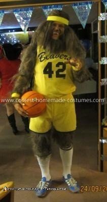 Homemade Teen Wolf Adult Costume