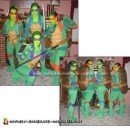 Homemade Teenage Mutant Ninja Turtles Group Costume