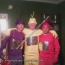 Homemade Teletubbies Adult Group Halloween Costume Idea