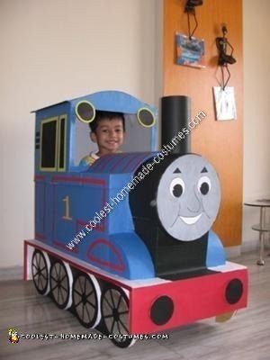 Homemade Thomas The Engine Costume