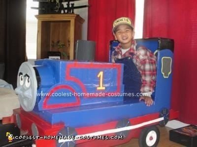 Homemade Thomas The Tank and Conductor Costume