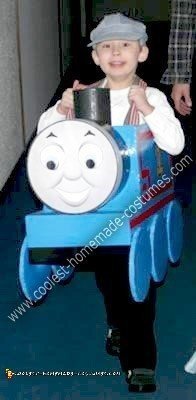 Homemade Thomas the Tank Engine Costume