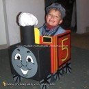 Homemade Thomas the Tank Engine Halloween Costume