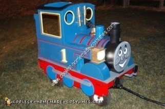 Homemade Thomas the Tank Engine Halloween Costume