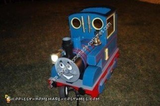 Homemade Thomas the Tank Engine Halloween Costume