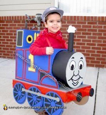 Homemade Thomas the Train Boy Costume