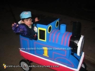 Homemade Thomas the Train Costume