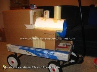 Homemade Thomas the Train Costume