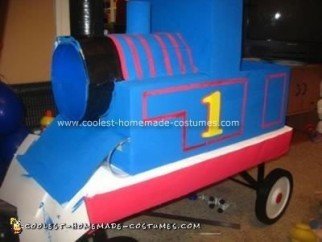 Homemade Thomas the Train Costume