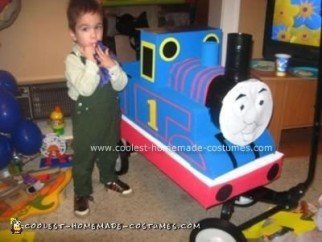 Homemade Thomas the Train Costume