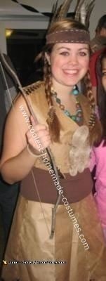 Homemade Tiger Lily Indian Princess Costume