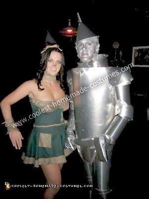 Homemade Tin Man and Scarecrow Couple Costume