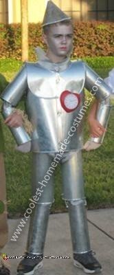 Homemade Tin Man Costume