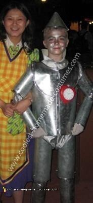 Homemade Tin Man Costume