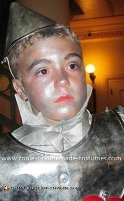 Homemade Tin Man Costume