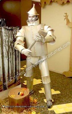 Homemade Tin Man Costume