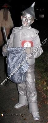 Homemade Tin Man Costume