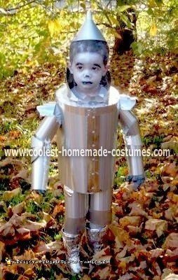 Homemade Tin Man Halloween Costume