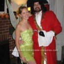 Homemade Tinkerbell and Captain Hook Couple Costumes